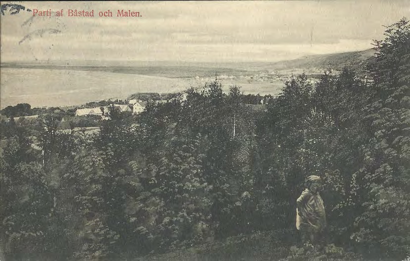 Framsida av Parti af Båstad och Malen.