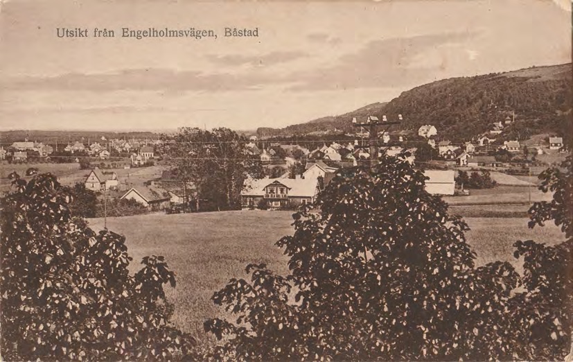 Framsida av Utsikt från Engelholmsvägen, Båstad