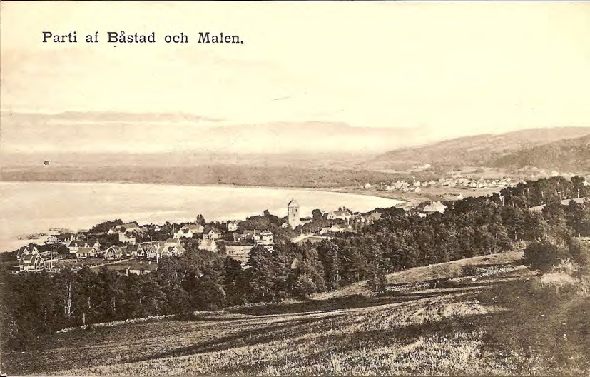 Framsida av Parti af Båstad och Malen.