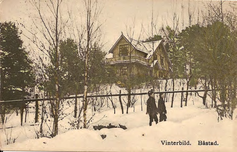 Framsida av Vinterbild. Båstad.