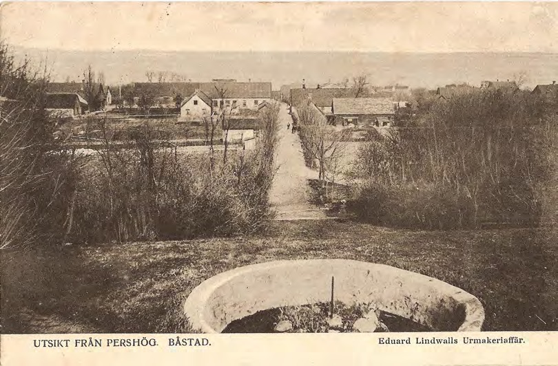 Framsida av UTSIKT FRÅN PERSHÖG. BÅSTAD.