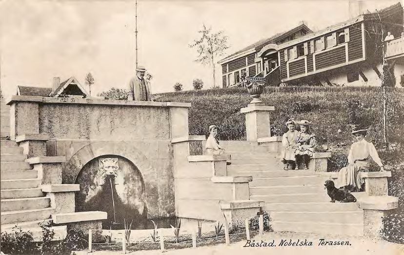 Framsida av Båstad. Nobelska Terassen.