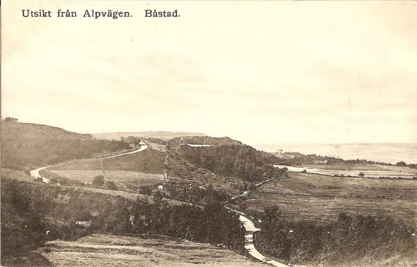 Framsida av Utsikt från Alpvägen. Båstad.