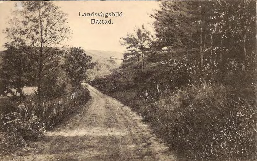 Framsida av Landsvägsbild. Båstad.