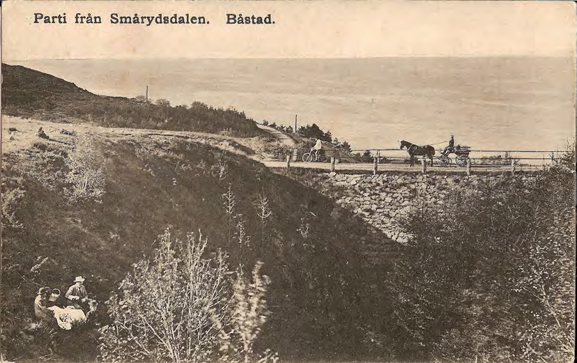Framsida av Parti från Smårydsdalen. Båstad.
