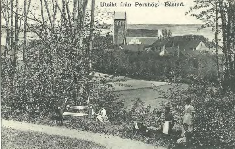 Framsida av Utsikt från Pershög. Båstad.