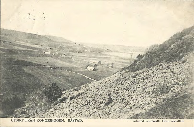 Framsida av UTSIKT FRÅN KONGSSKOGEN. BÅSTAD