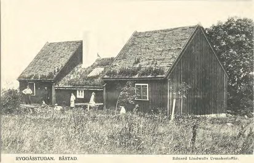 Framsida av RYGGÅSSTUGAN. BÅSTAD.