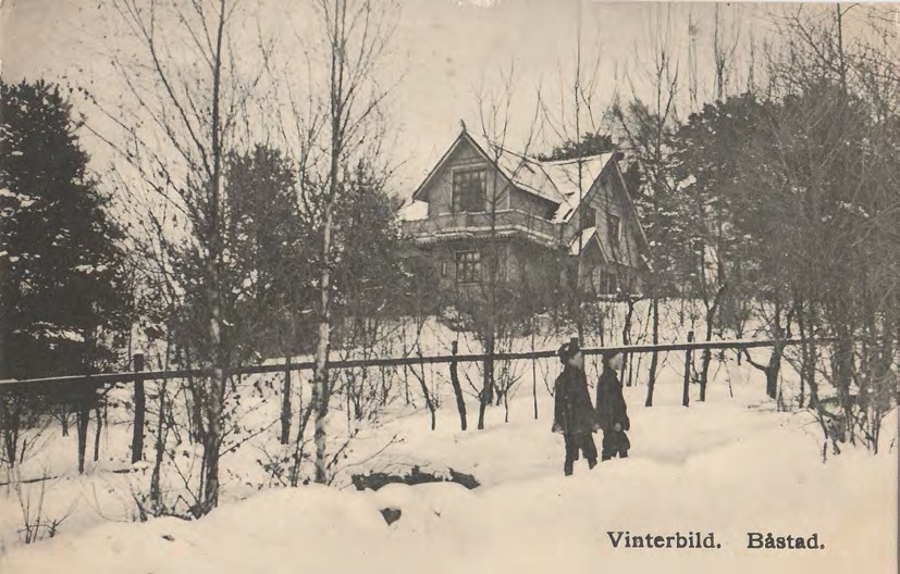 Framsida av Vinterbild. Båstad.