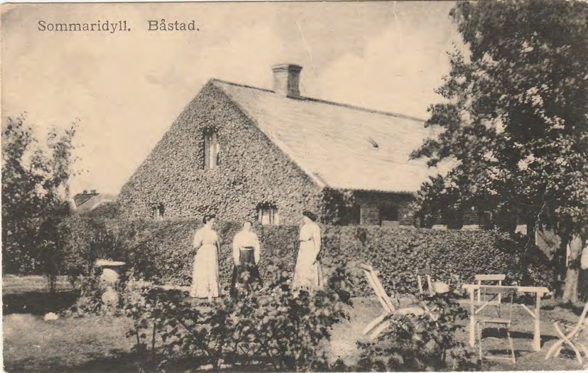 Framsida av Sommaridyll. Båstad.