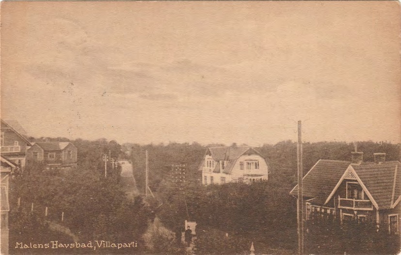 Framsida av Malens Havsbad, Villaparti