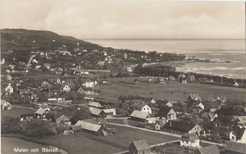 Framsida av Malen och Båstad.