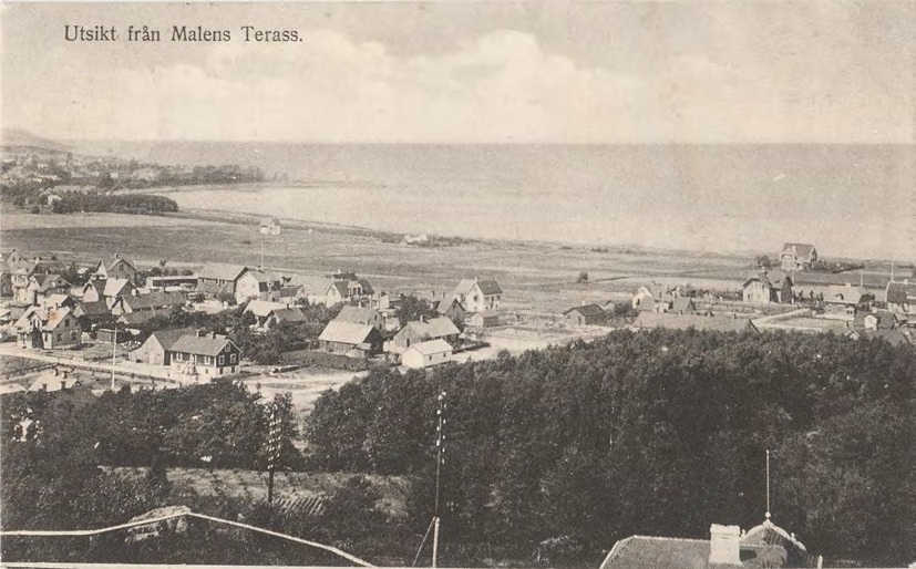 Framsida av Utsikt från Malens Terass.