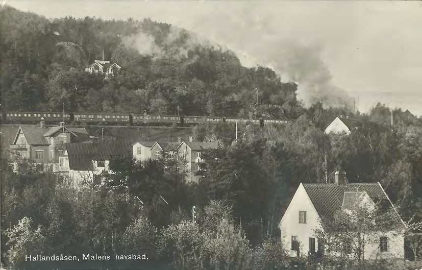 Framsida av Hallandsåsen, Malens havsbad.