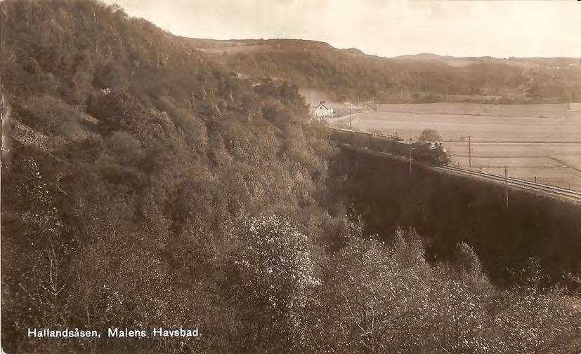 Framsida av Hallandsåsen, Malens Havsbad.