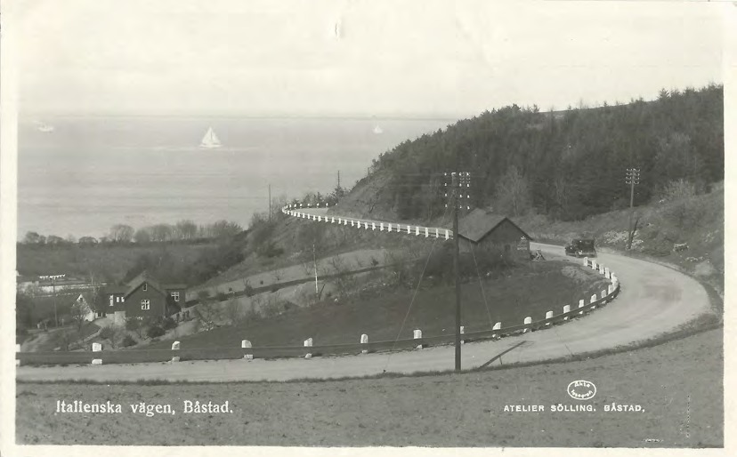 Framsida av Italienska vägen, Båstad.