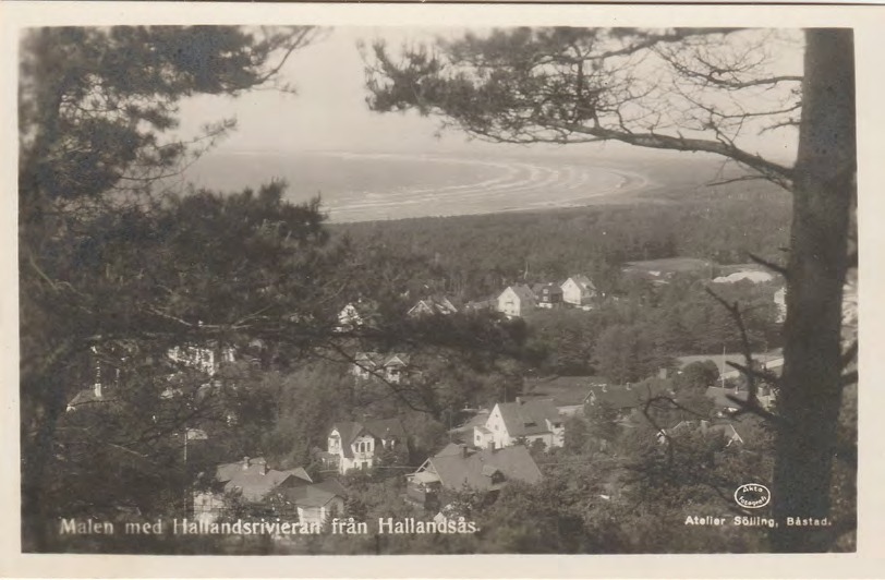 Framsida av Malen med Hallandsrivieran från Hallandsås.