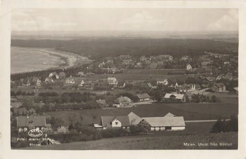 Framsida av Malen. Utsikt från Båstad.