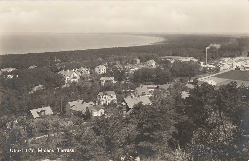 Framsida av Utsikt från Malens Terrass.