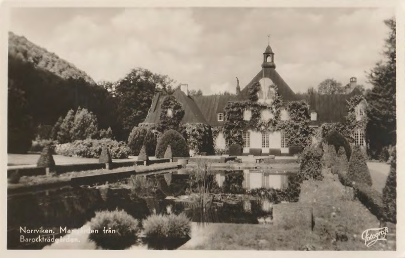Framsida av Norrviken. Mangården från Barockträdgården.