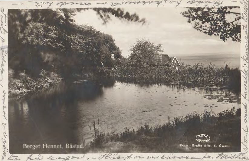 Framsida av Berget Hennet, Båstad.