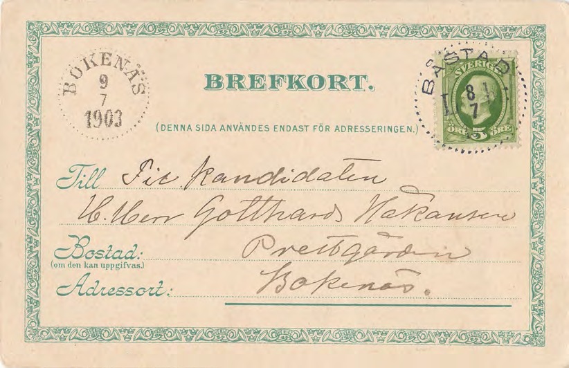 Baksida av Båstad från kyrktornet