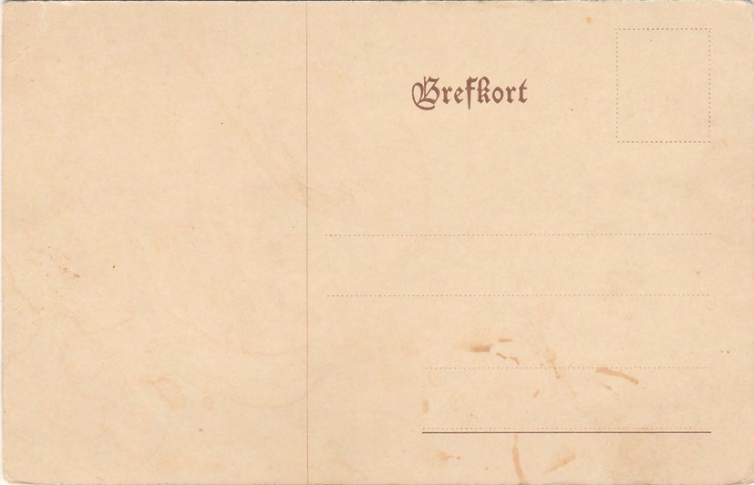 Baksida av HOTELL BÅSTAD 1915. MATSALEN