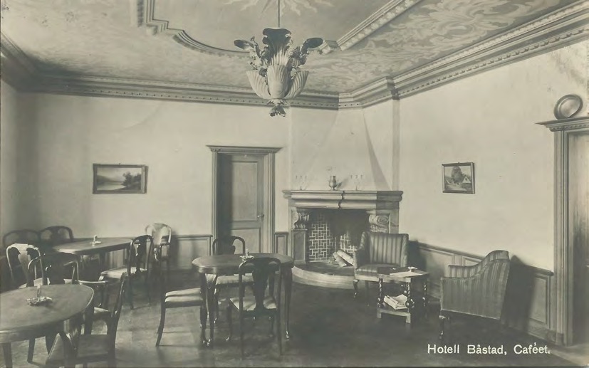 Framsida av Hotell Båstad, Caféet.