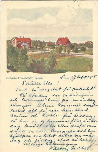 Framsida av Nobelska Villaområdet, Båstad.
