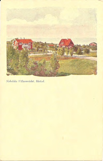 Framsida av Nobelska villaområdet, Båstad.