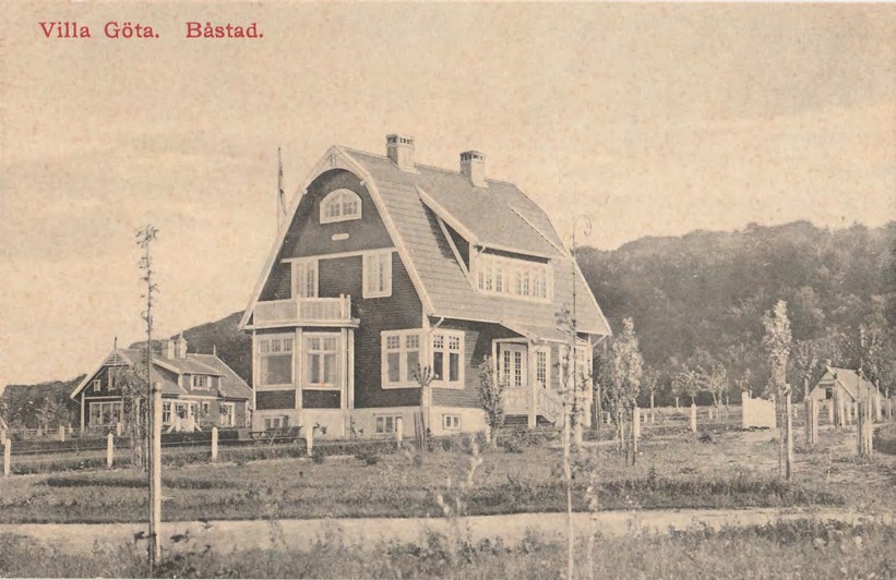 Framsida av Villa Göta. Båstad.