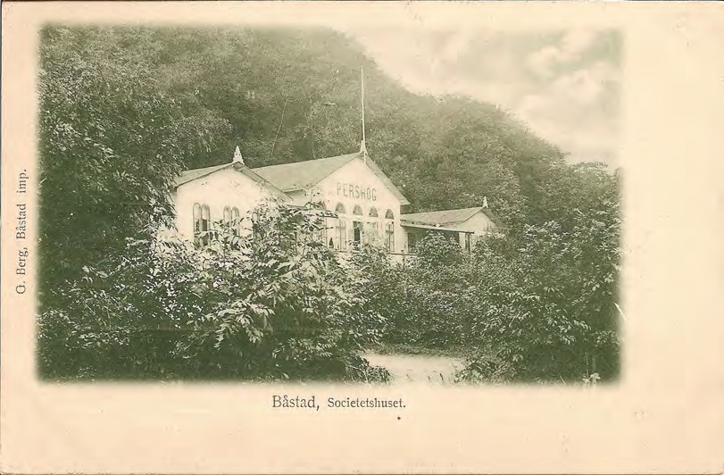 Framsida av Båstad, Societetshuset.