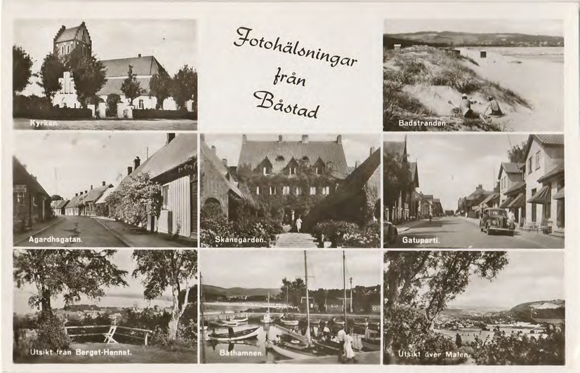 Framsida av Fotohälsningar från Båstad