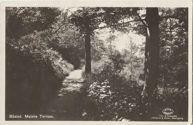 Framsida av Båstad, Malens Terrass.
