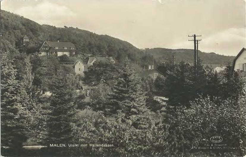 Framsida av MALEN. Utsikt mot Hallandsåsen.