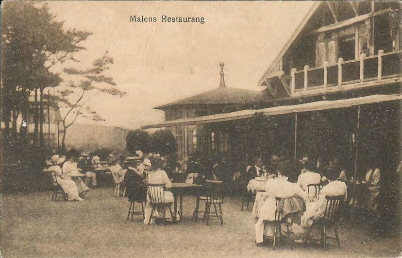 Framsida av Malens Restaurang