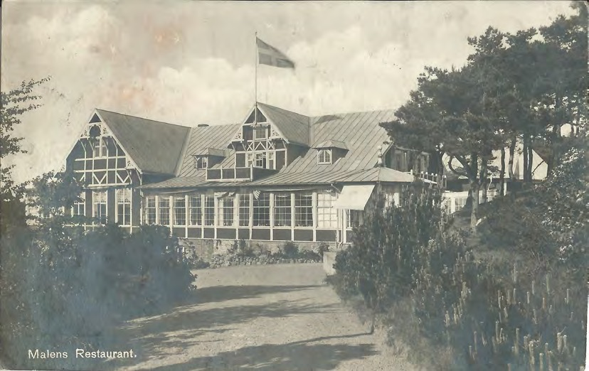 Framsida av Malens Restaurant.