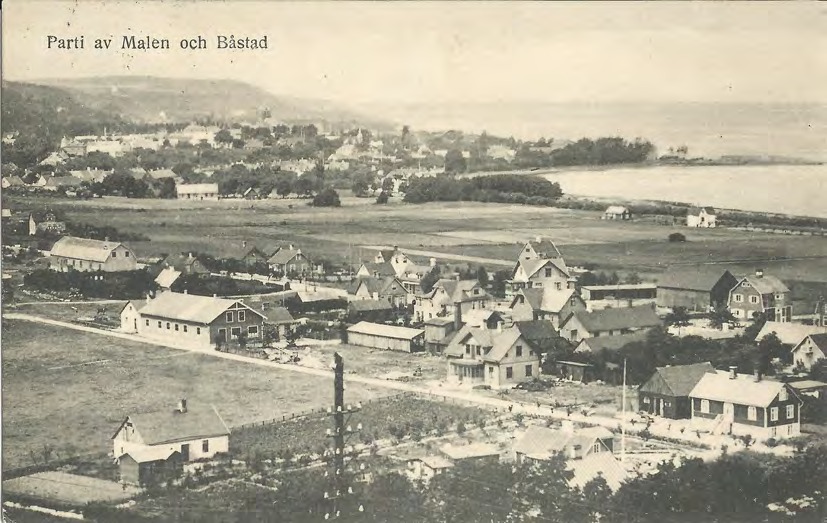 Framsida av Parti av Malen och Båstad