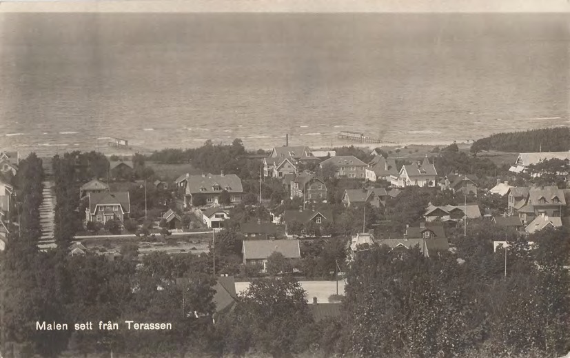 Framsida av Malen sett från Terassen