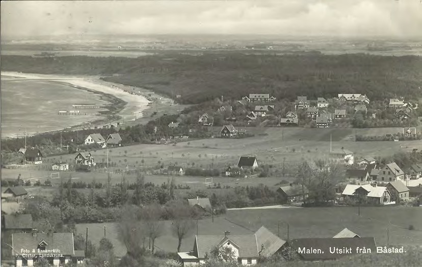 Framsida av Malen. Utsikt från Båstad.