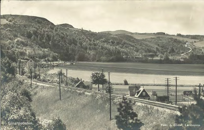 Framsida av Sinarpsdalen.