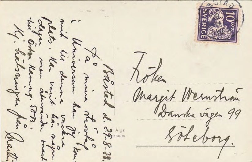 Baksida av BÅSTAD Malens Havsbad