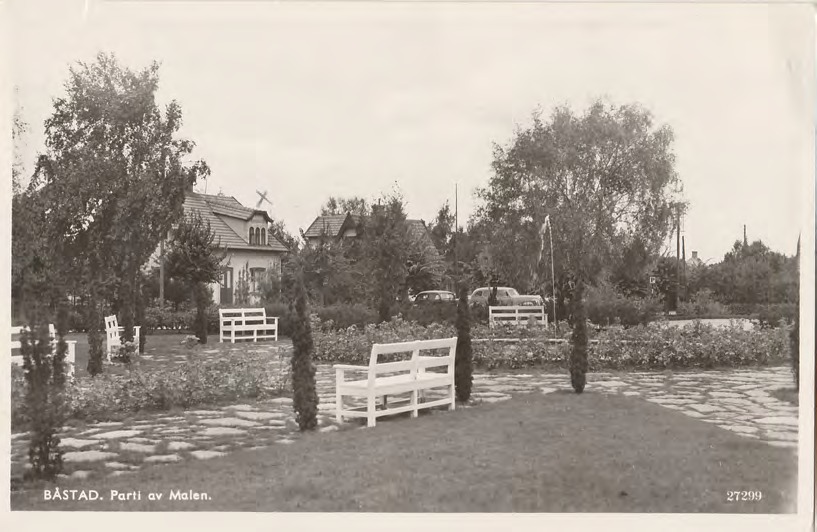 Framsida av BÅSTAD. Parti av Malen.