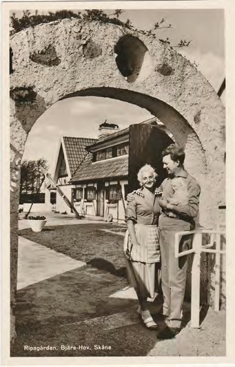 Framsida av Ripagården, Bjäre-Hov. Belägen mellan Båstad och Torekov.