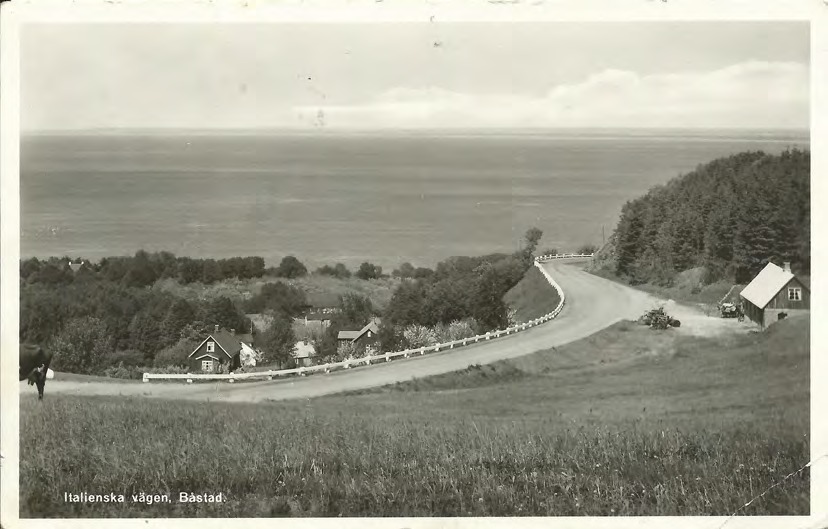 Framsida av Italienska vägen, Båstad