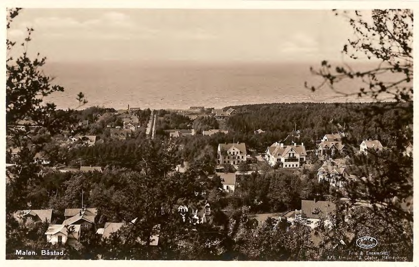 Framsida av Malen. Båstad.