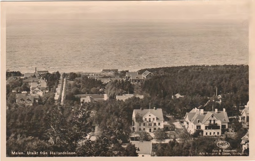 Framsida av Malen. Utsikt från Hallandsåsen.