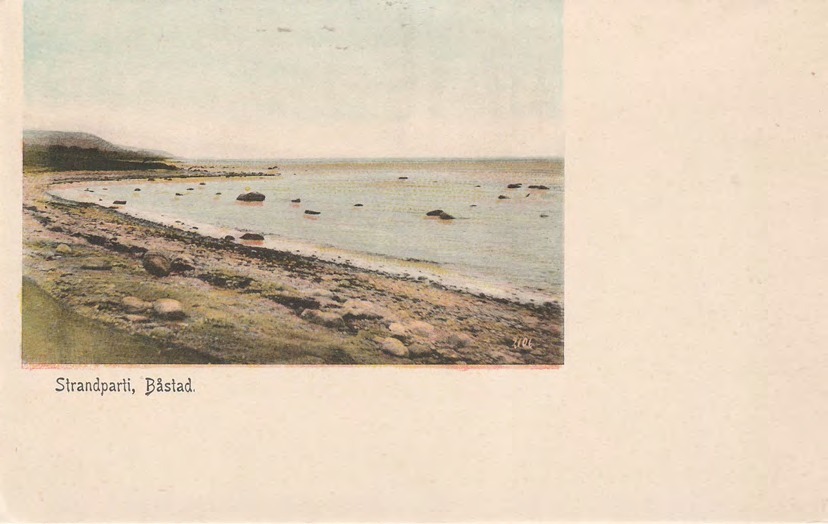 Framsida av Strandparti, Båstad.