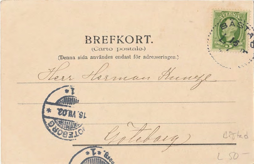 Baksida av PERSHÖGS BADRESTAURANT.