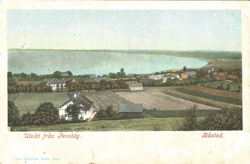 Framsida av Utsikt från Pershög. Båstad.